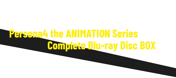 Persona4 the Animation Series Complete Blu-ray Disc BOX